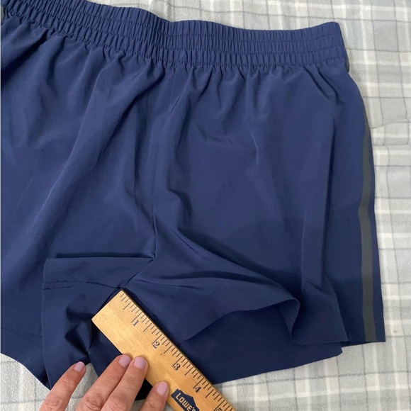 Outerknown Woman’s Dark Blue Board Shorts Zipper Pocket Elastic Waist Small - Picture 3 of 6